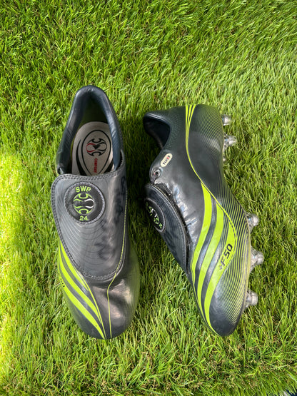Adidas +F50 Tunit Shaun Wright-Phillips sample pair match issued and signed - 7.5 UK