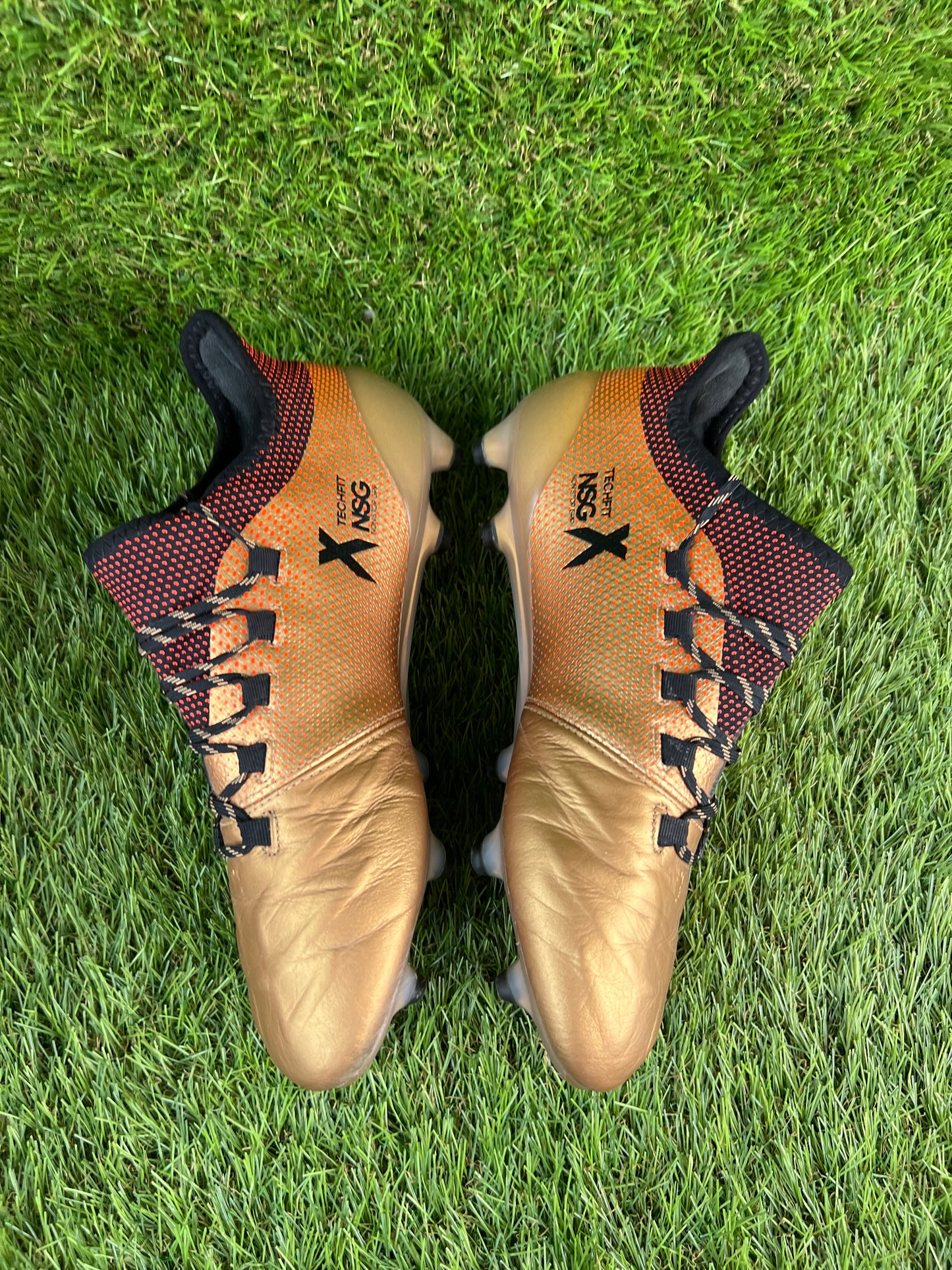 Adidas X 17.1 Leather FG - 7.5 UK
