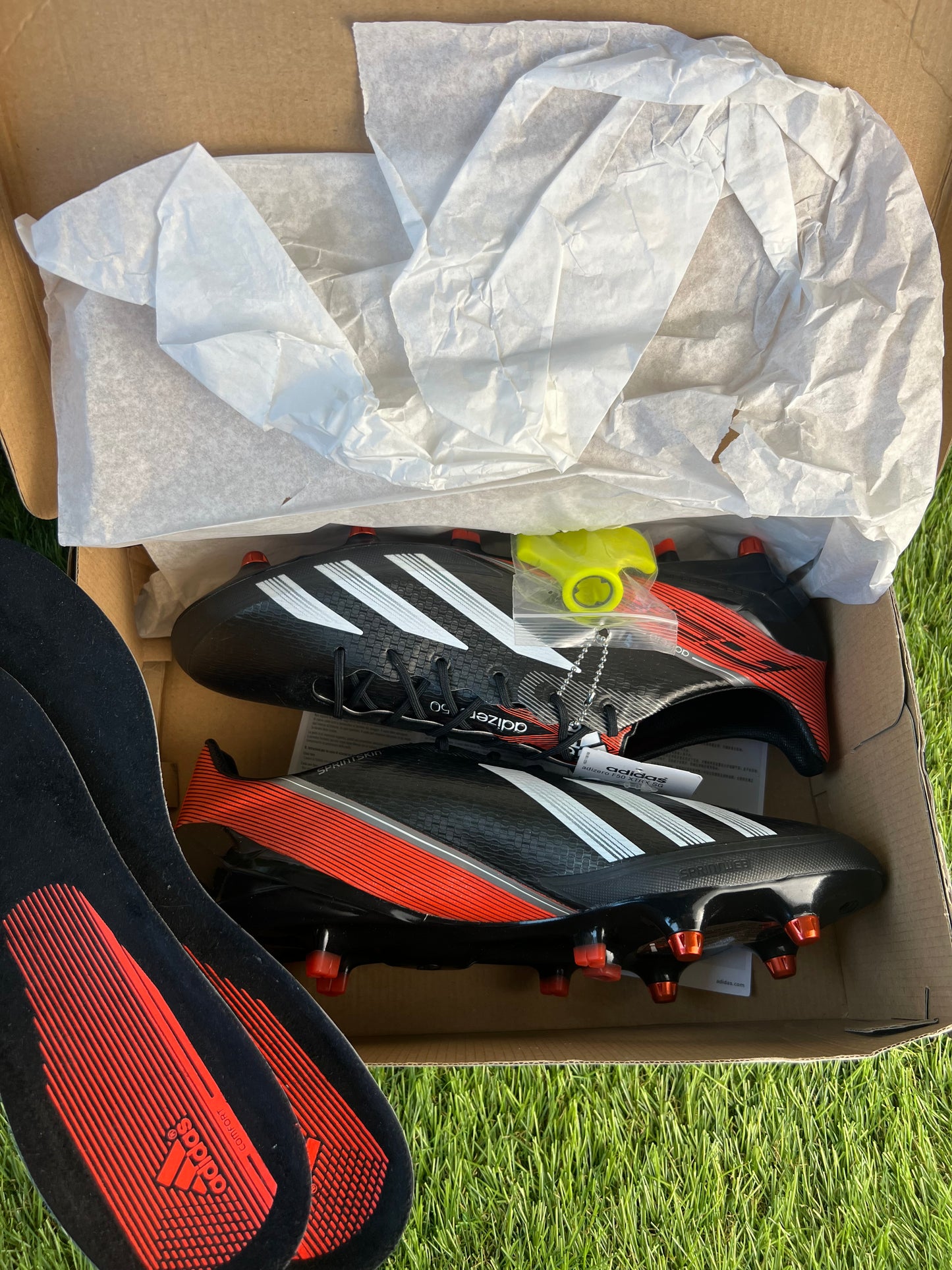 Adidas F50 Adizero SG - 10.5 UK