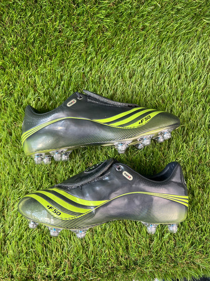 Adidas +F50 Tunit Shaun Wright-Phillips sample pair match issued and signed - 7.5 UK
