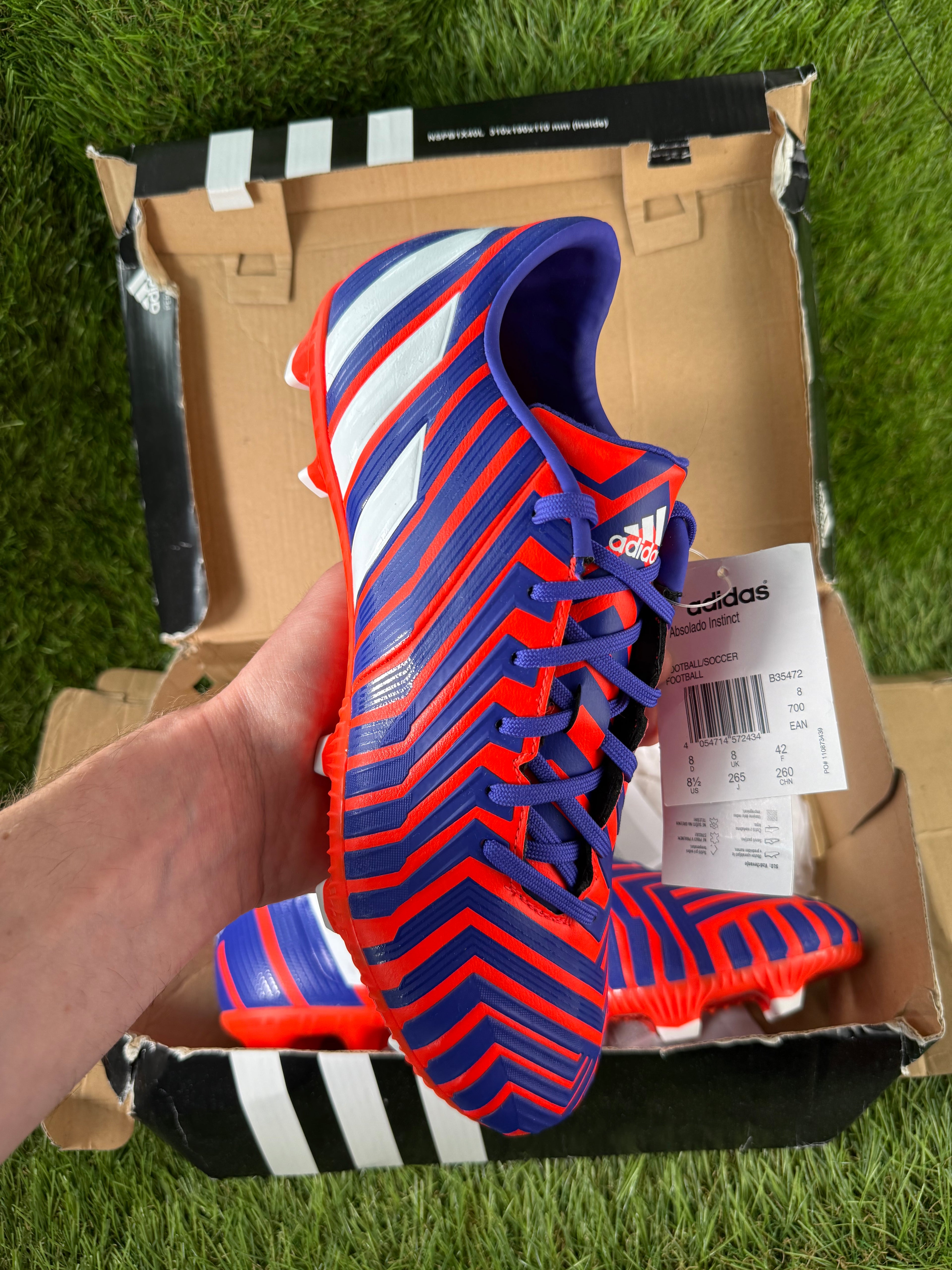 Adidas Predator Instinct Absolado FG - 8 UK