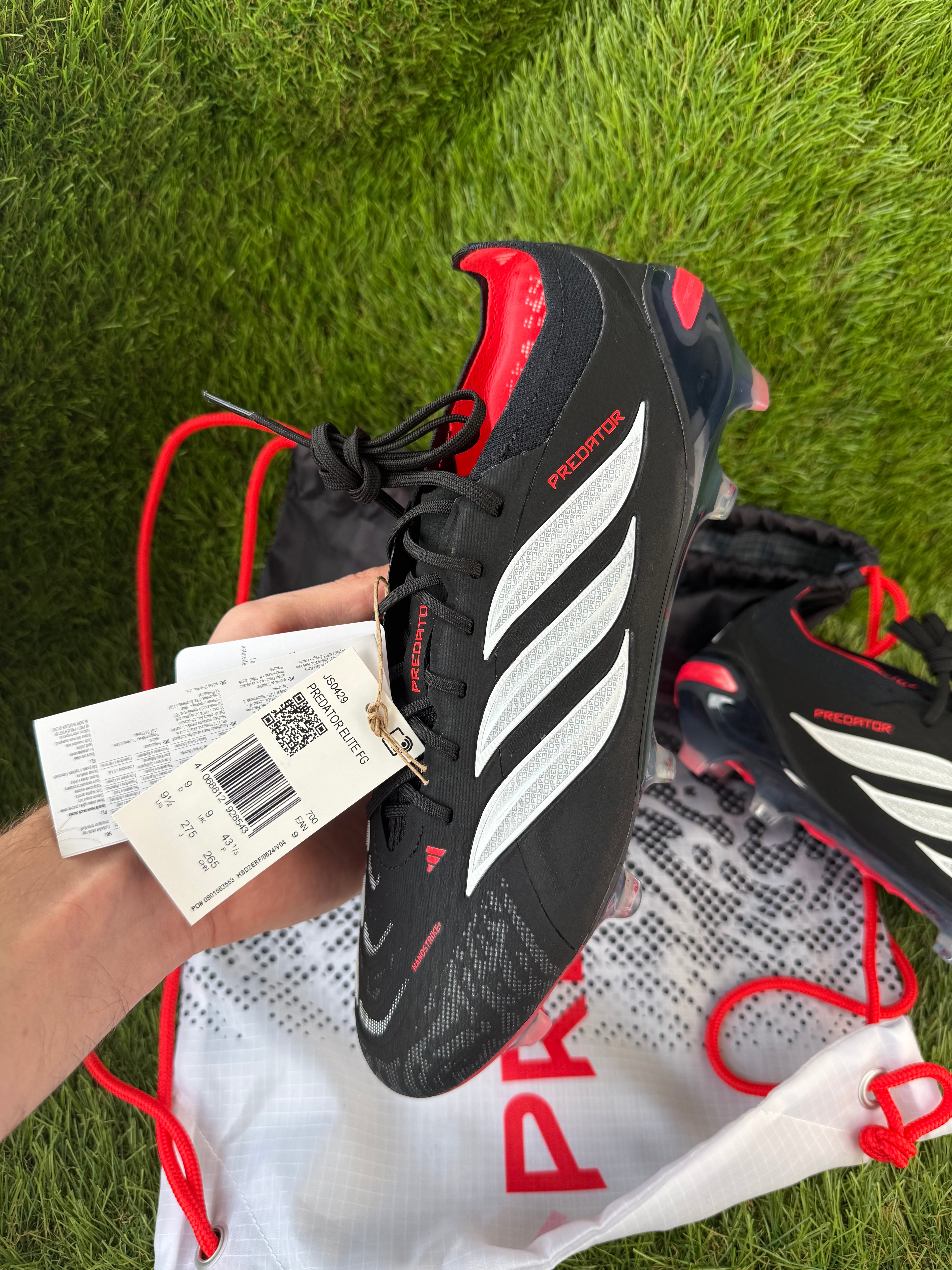 Adidas Predator Elite FG - 9 UK